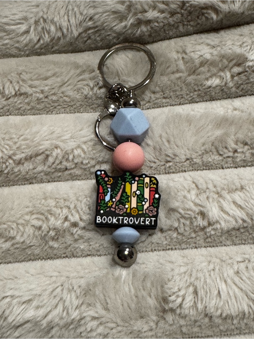 Booktrovert Keychain